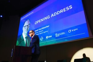 Aschbacher Presents European Resilience from Space Program in Brussels