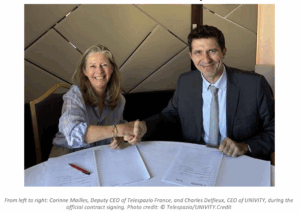 UNIVITY and Telespazio France Partner for Universal and Accessible Space Connectivity