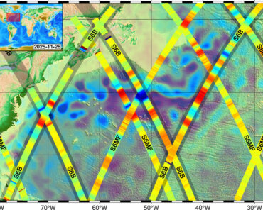 The Copernicus 'Sentinel-6B' Satellite Returns First Data Images After Launching Last Month