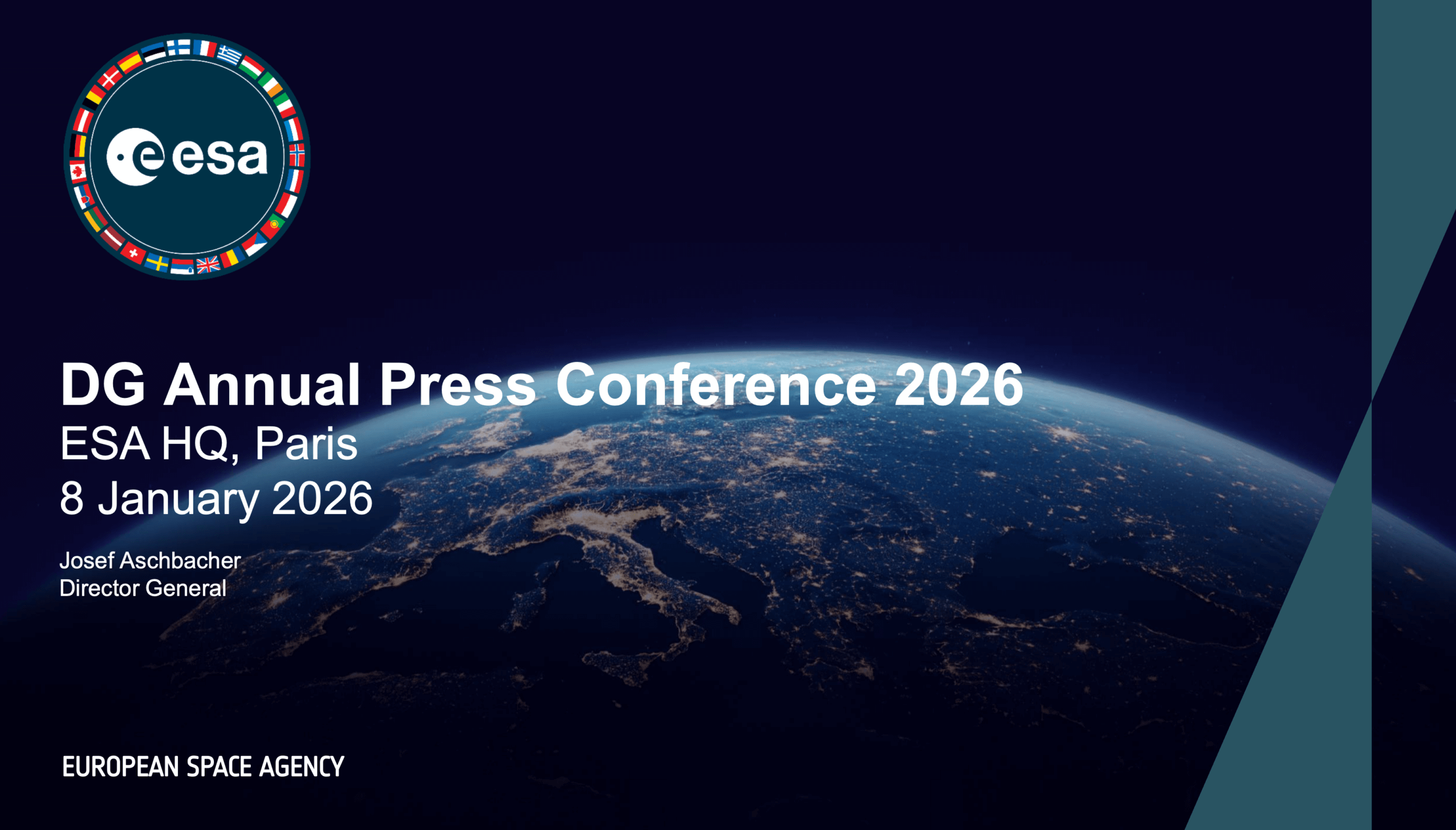 Esa 2027 Schedule