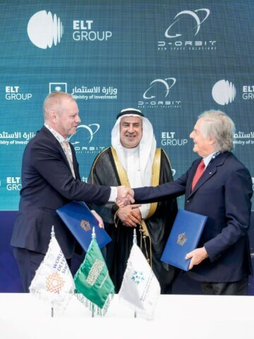 D-Orbit and ELT Group Enter Cooperation Framework Towards Saudi Arabia's Vision 2030 Objectives