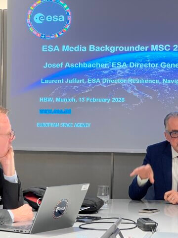 Dr Josef Aschbacher at BDI Space Night; Credits: Niels Buus