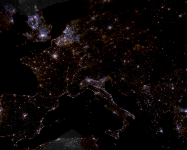 Europe at Night, Copyright: ESA/NASA/Cities at Night