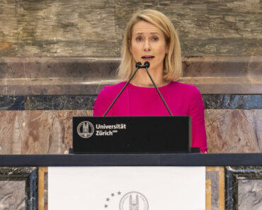 Kaja Kallas at 2026 Churchill lecture in Zurich , Credits European Union