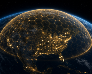 Golden Dome Missile Defense, Image AI generated
