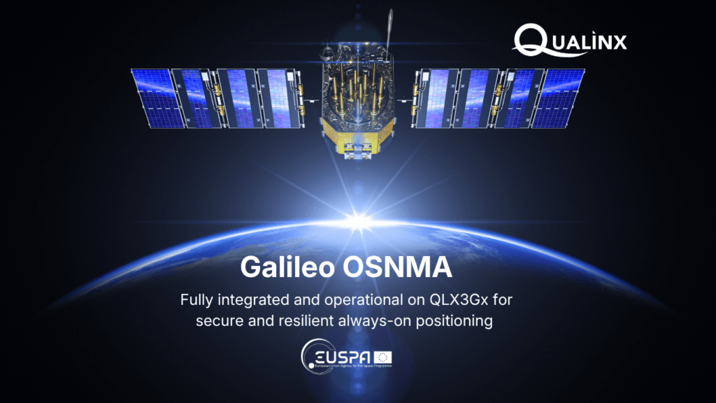 Qualinx’s 'QLX3Gx' Series Chip Brings Authenticated GNSS Positioning to Ultra-Low-Power Devices