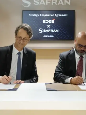 EDGE Group Seals Strategic Agreement with Safran Days after Unveiling New European Headquarters in Paris
