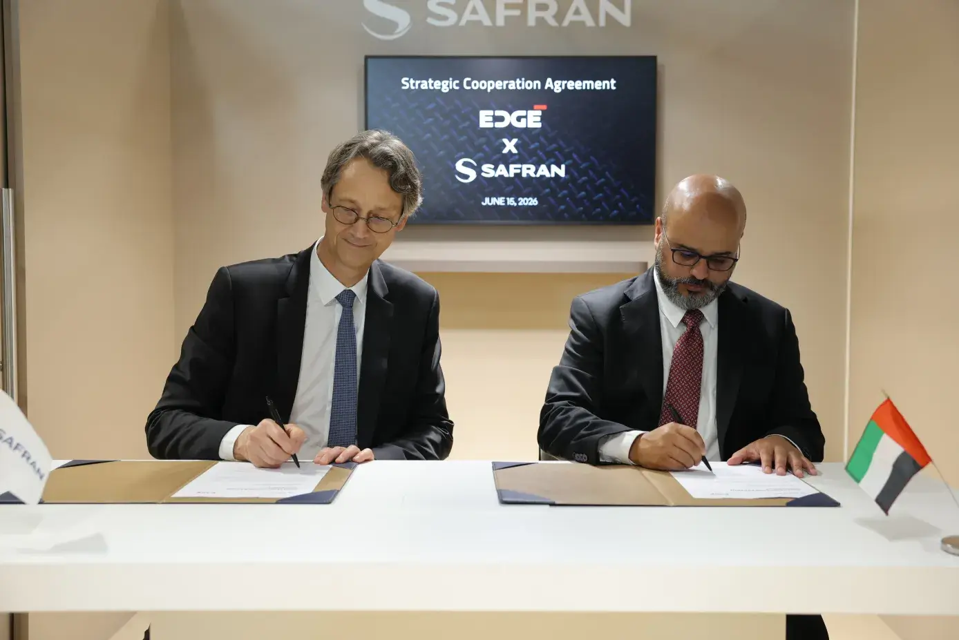 EDGE Group Seals Strategic Agreement with Safran Days after Unveiling New European Headquarters in Paris