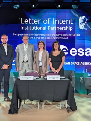 ESA and EBRD to Advance Earth observation for Development and Impact Finance