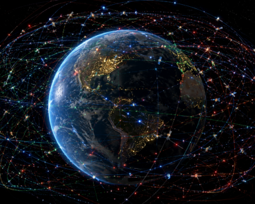 Earth's orbital environment is becoming increasingly crowded as commercial, scientific, and military constellations compete for access to finite orbital resources. Illustration: AI-generated.