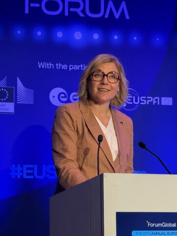 Henna Virkkunen, Executive Vice-President for Tech Sovereignty, Security and Democracy, European Commission; Credits: SpaceWatch.Global