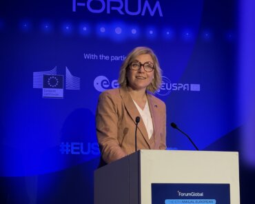 Henna Virkkunen, Executive Vice-President for Tech Sovereignty, Security and Democracy, European Commission; Credits: SpaceWatch.Global