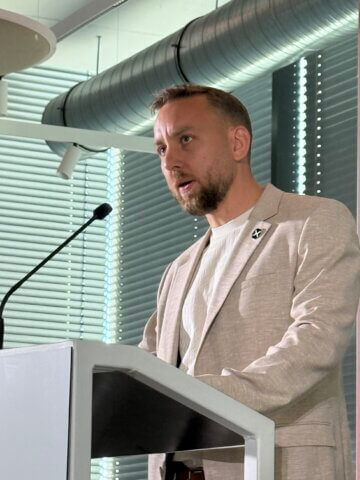 Walter Ballheimer at the Opening Ceremony; Credits: Spacewatch.Global