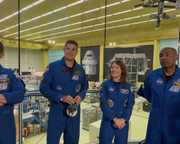 Artemis 2 Crew in Bremen on 14 July 2026; Credits: SpaceWatch.Global