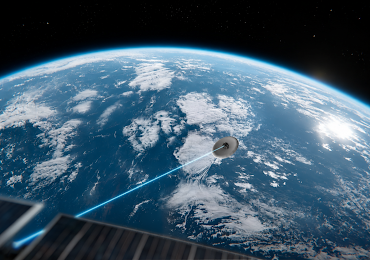 Astrolight and ATMOS Space Cargo Target First In-Flight Re-entry Capsule-to-Satellite Laser Communication Link