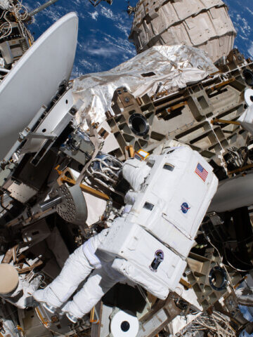 Adenot and Menon Complete Second Spacewalk to Restore ISS Communications Antenna