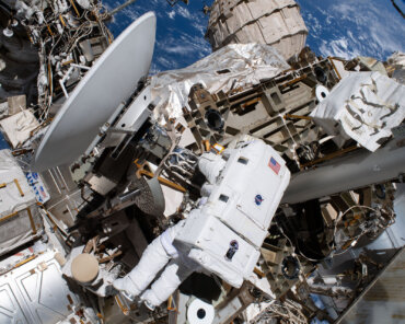 Adenot and Menon Complete Second Spacewalk to Restore ISS Communications Antenna