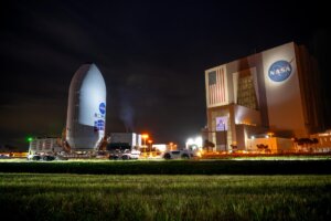 NASA’s Roman Space Telescope Arrives at Launch Complex 39A Ahead of August 30 Launch