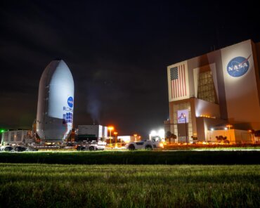 NASA’s Roman Space Telescope Arrives at Launch Complex 39A Ahead of August 30 Launch