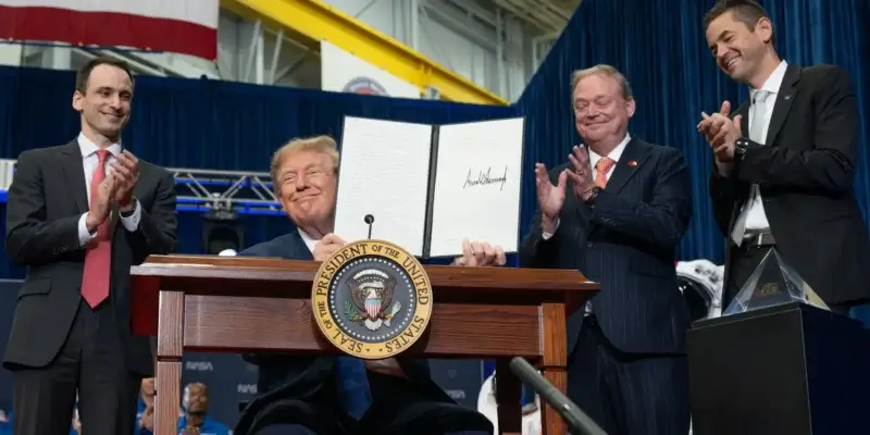 Trump Signs Executive Order Establishing a  U.S. Space Academy