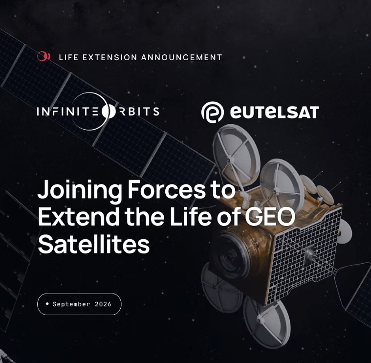 Eutelsat And Infinite Orbits Partner On GEO Satellite Life-Extension Mission