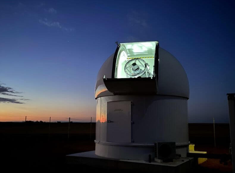 SSC Space Upgrades Western Australia Station for Optical Satellite Communications