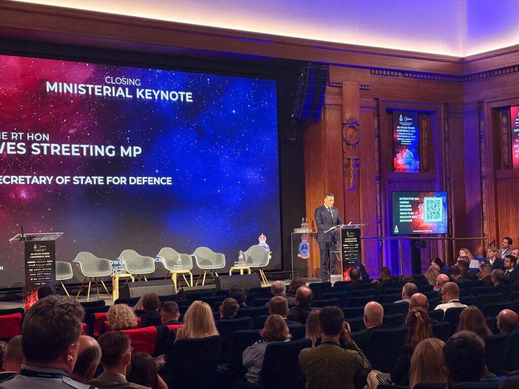Streeting: “This Century Will Depend on Control of Space”