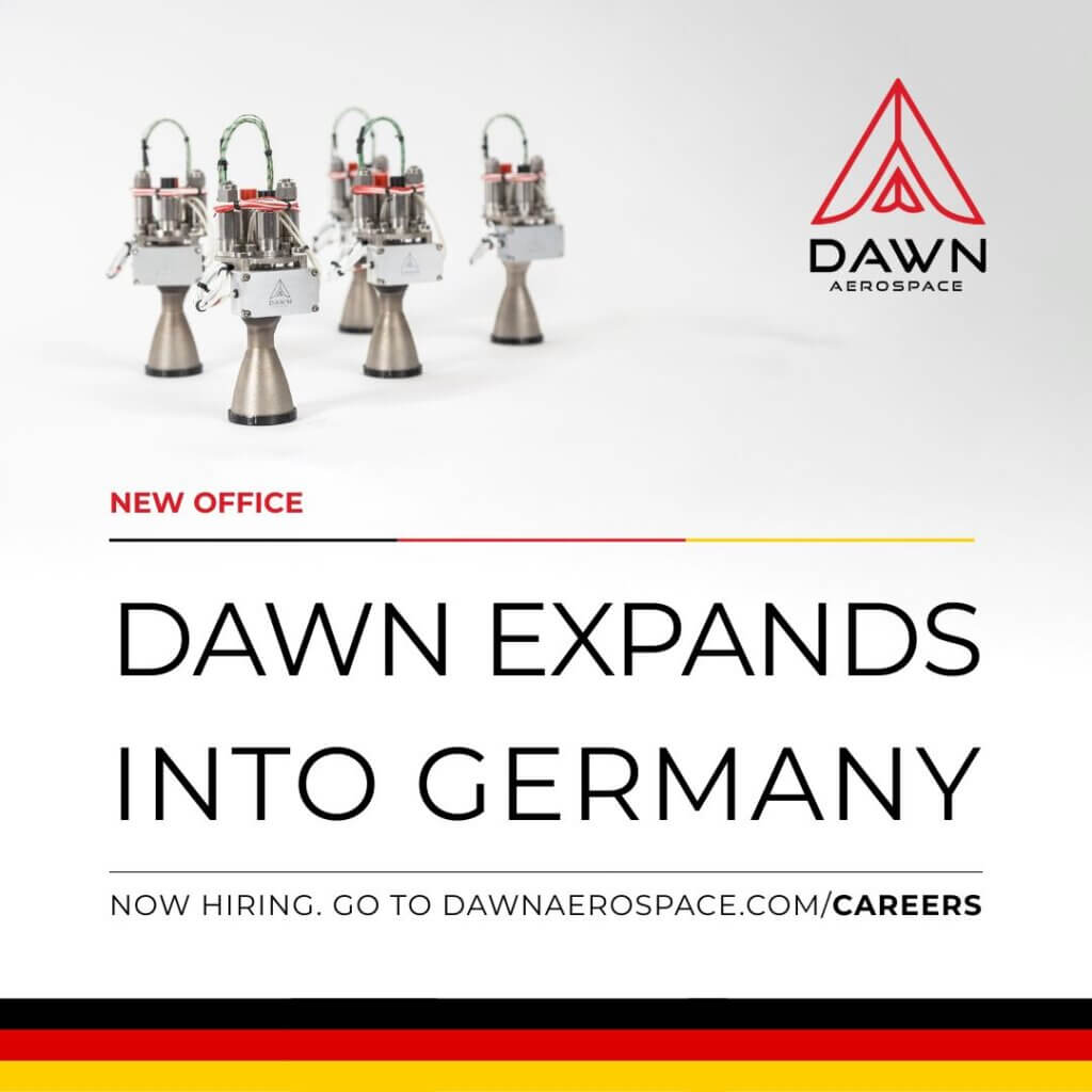 Dawn Aerospace Expands into Germany Amid Growing Space Defense Investment