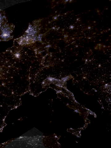 Europe at Night from Space. Credit: ESA/NASA/Cities at Night