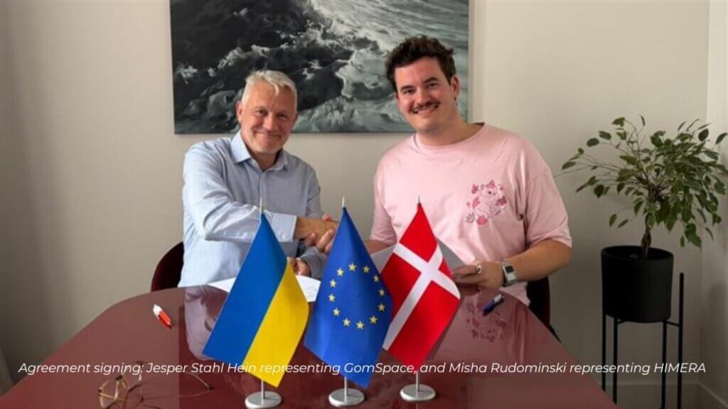 HIMERA, GomSpace Advance Ukraine’s Independent Satellite Communications Initiative with OBRIA NANO