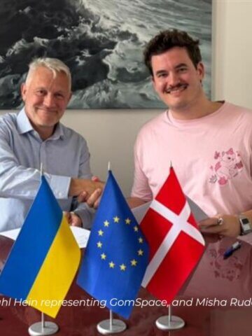 HIMERA, GomSpace Advance Ukraine’s Independent Satellite Communications Initiative with OBRIA NANO