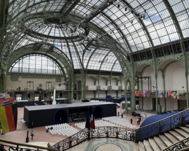 The Grand Palais in Paris before the International Space Summit in September, where EU leaders proclaimed Europe a 21st-century space power. Weeks later, seven capitals drew the lines on who gets to steer. Photo: SpaceWatch.Global