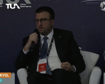 Day Two Plenary Panel withAhmet Akyol, CEO of Aselsan. Credit: Screenshot IAC 2026 Livestream