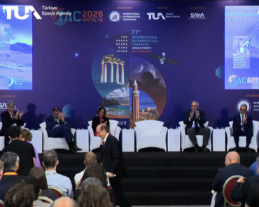 ESA's session on Europe's exploration ambition put Director General Josef Aschbacher on stage with CNES chairman François Jacq, ASI special commissioner Mario Cospito, Spanish Space Agency director Juan Carlos Cortés, Slovenia's Tanja Permozer and senior representatives of DLR and the UK Space Agency.
Credit: Screenshot IAC 2026 Livestream