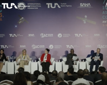 Panel "Intercontinental View of Space Governance from Regional Space Organisations" at IAC 2026. Credit: Screenshot IAC 2026 Livestream