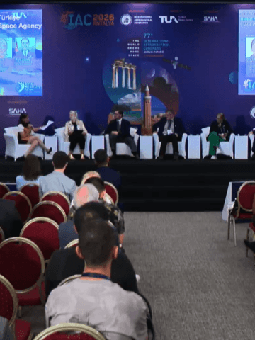Global Network Forum Panel at Day 4 at IAC 2026. Credit: Screenshot IAC 2026 Livestream