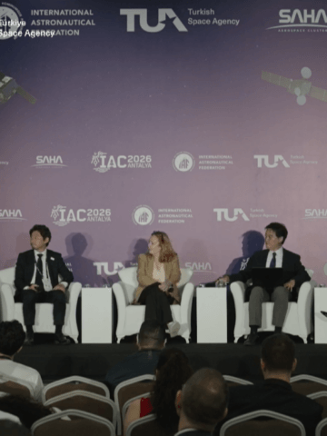 Global Network Forum Panel at Day 4 at IAC 2026. Credit: Screenshot IAC 2026 Livestream