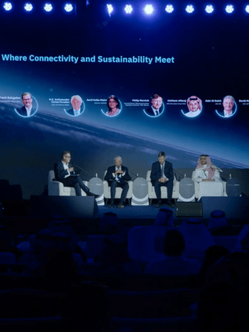 Panel one, Credit: Screenshot Connecting the World from the Skies 2026 Livestream