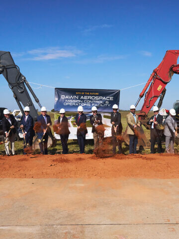 Dawn Aerospace Advances Aurora Spaceplane Operations after Breaking Ground on Oklahoma Facility